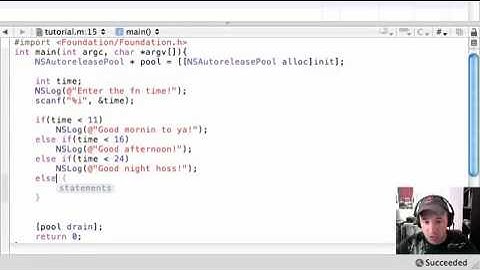 Objective C Programming Tutorial   20   else if Statements   YouTube