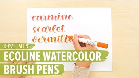 Royal Talens Ecoline Watercolor Brush Pens