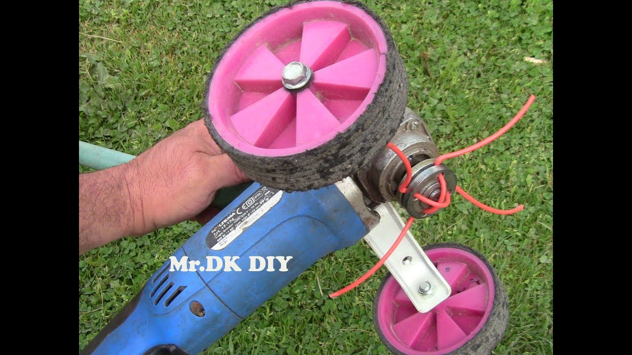 grass trimmer drill attachment