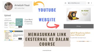 Tutorial memasukkan URL di E-Learning