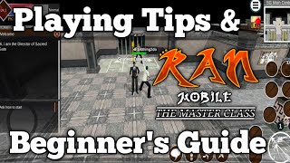 Ran Mobile: The Master Class | Beginner's Guide and Tips for the First Hour of Playing the OBT