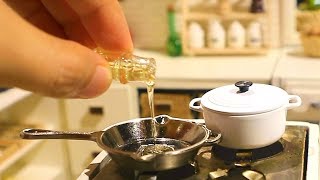 S2 EP20: ASMR COOKING Chicken Mushroom Pasta | MINIATURE COOKING IN FUNCTIONAL KITCHEN TOY