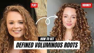 HOW TO GET CURLIER HAIR AT THE ROOT - TECHNIQUE MATTERS! | INCREASE CURLY HAIR DEFINITION + VOLUME