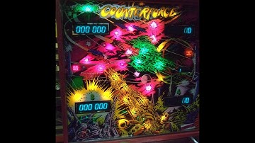 #564 Gottlieb COUNTERFORCE Pinball Machine - NEAT RULES! TNT Amusements