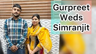 GURPREET WEDS  SIMRANJIT // WEDDING DAY //  SINGH STUDIO BALACHAUR  M-9815383310