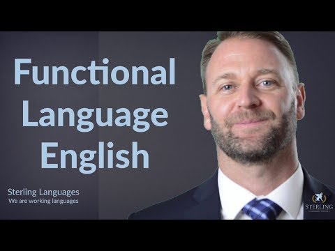 कार्यात्मक भाषा अंग्रेजी