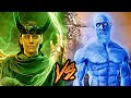 Loki vs doctor manhattan kim kazanr marvel  dc battle arena