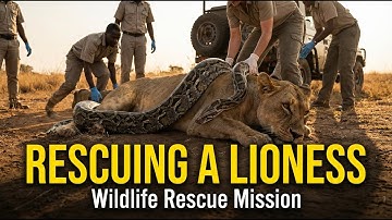 Brave Heroes Save Mother Mountain Lion from Giant Python’s Terrifying Attack
