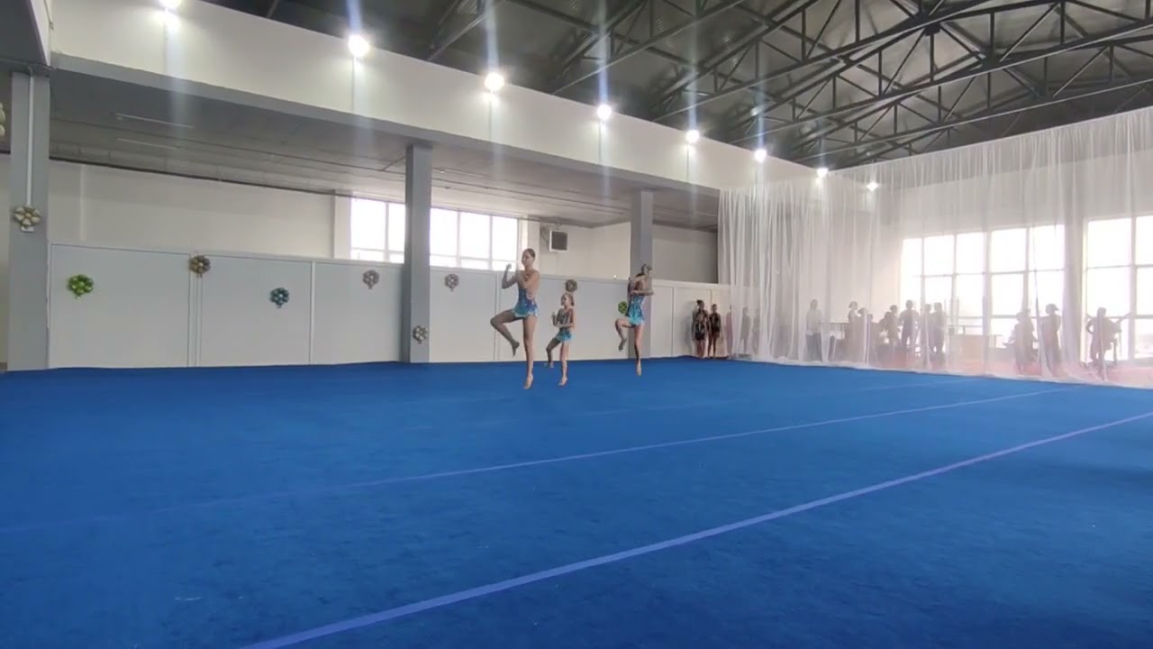 ТР 3 спортивный разряд, Андреева - Закеева - Латыпова, КСШОР, Балансовое упражнение