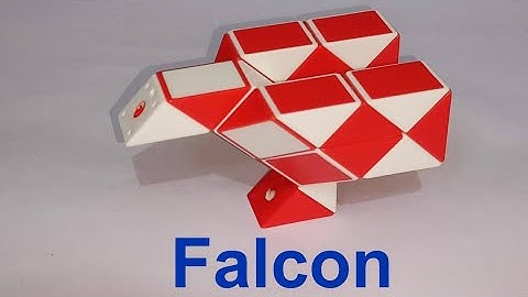 Make a Falcon Bird with Snake Cube