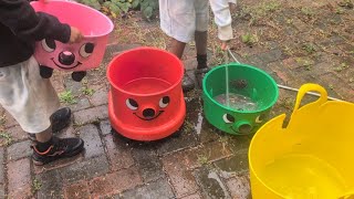 DIRTY HETTY, HARRY & HENRY XL PLUS GET A SOAPY GARDEN WASH WITH THE HOSE PIPE 