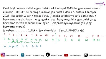 Pembahasan soal OSN K Informatika 2023 No  16