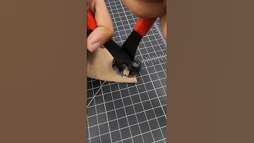 How to Remove Rivet Perfectly #leathercraft #rivets #diy #tips #leather