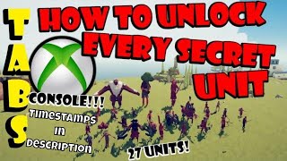 How to Unlock All 27 Secret Units in TABS on Xbox or PC | Console Release screenshot 1