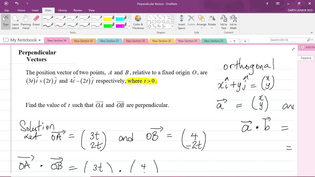 CSEC Additional Mathematics - Section 2: Geometry, Vectors and ...
