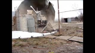 Chrysler Water tower demolition Reversed