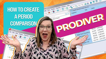 How to Create a Period Comparison in ProDiver