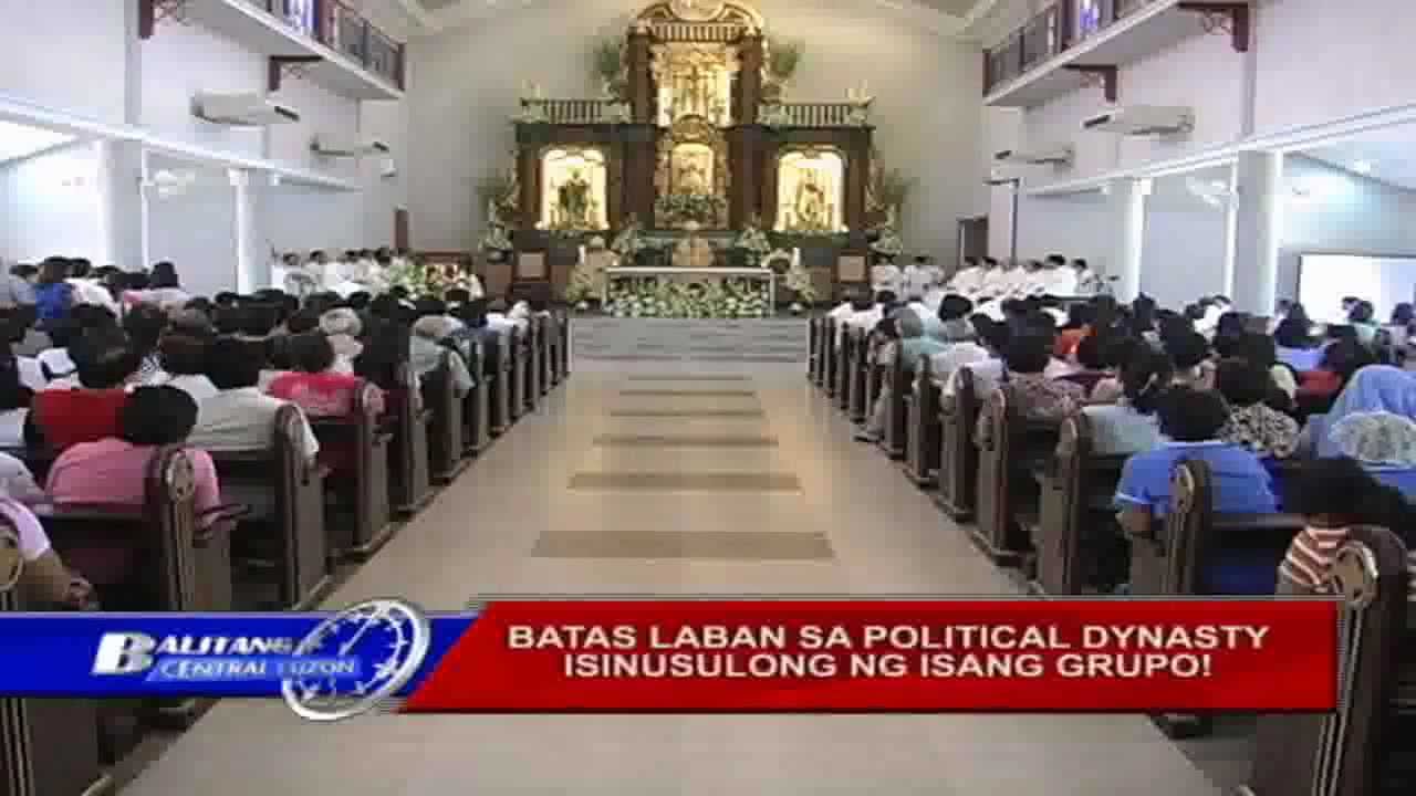 BATAS LABAN SA POLITICAL DYNASTY ISINUSULONG NG ISANG GRUPO!