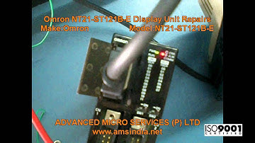 Omron NT21-ST121B-E  Display Unit Repairs @ Advanced Micro Services Pvt.Ltd,Bangalore,India