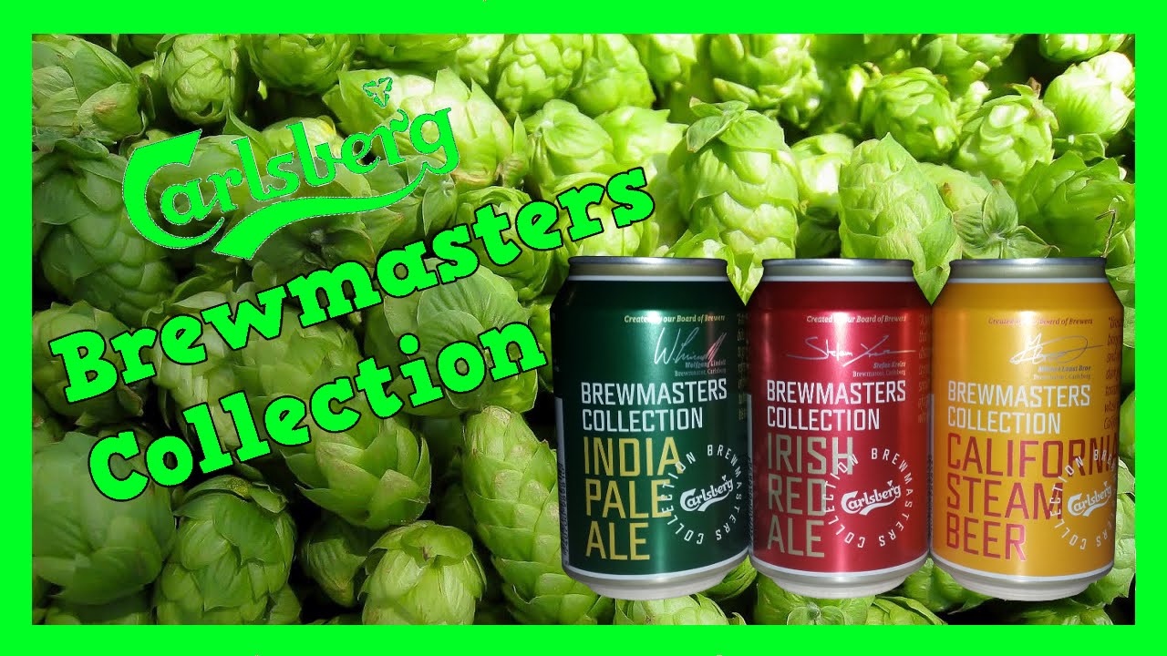 TMOH - Beer Review 1440#: Carlsberg Brewmasters Collection California Steam, Irish Red & IPA