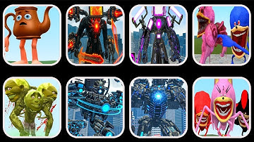 Nextbots Playground Mod New Update 7.7.0 LIN GANG MELON ZOMBIE TAPES vs BRAINROT MEME |Sandbox