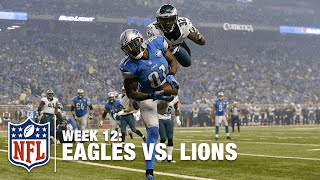 Detroit is Thankful for Megatron's 3 Touchdowns! | Eagles vs. Lions | NFL