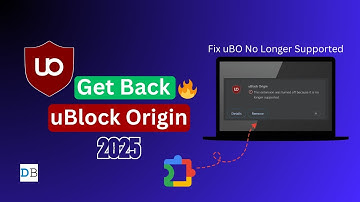 Haal uBlock Origin TERUG op Chrome 140 🚀 [sep. 2025] – Herstel uBO uitgeschakeld ✅