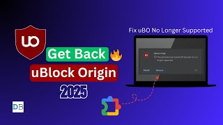 Get uBlock Origin BACK on Chrome 140 🚀 [Sep 2025] – Fix uBO Turned Off ✅