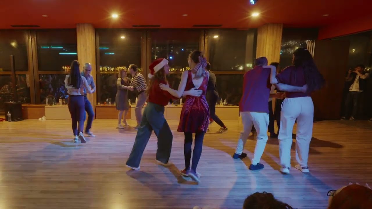 Choreography of Lindy Hop Beginners & Intermediate groups of Vasko and Rossy - Christmas Party 2023