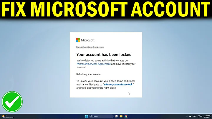 How To Fix Your Microsoft Account Has Been Locked