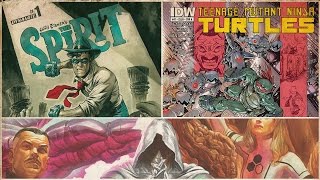 Will Eisner’s The Spirit #1,Teenage Mutant Ninja Turtles #47 and Secret Wars #4