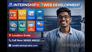 🚀 Internship + Web Development Training | Training Trains Tech Career Program 💻🌐🔥#reviews
