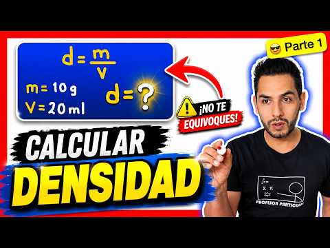 ✅​Fórmula de DENSIDAD Masa y Volumen explicada fácil [𝘼𝙥𝙧𝙚𝙣𝙙𝙚 𝙙𝙚𝙨𝙙𝙚 𝙘𝙚𝙧𝙤😎​🫵​💯​]