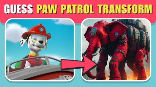 Paw Patrol Transformation Guessing Game – How Many Can You Get Right? 💯