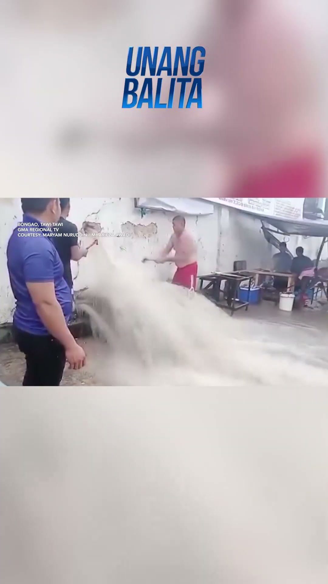 Ilang bahagi ng Bongao, Tawi-Tawi, binaha #shorts | Unang Balita