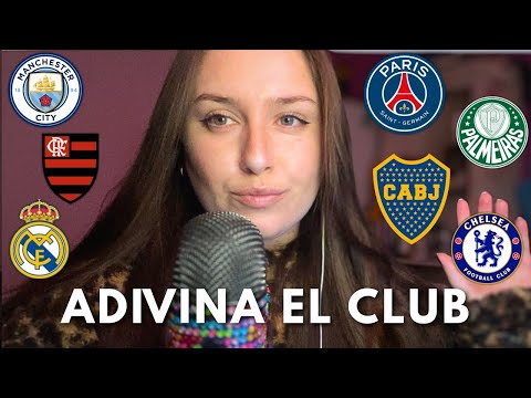 Te relajo mientras adivinás ESCUDOS de fútbol ⚽ | ASMR Mundial de clubes