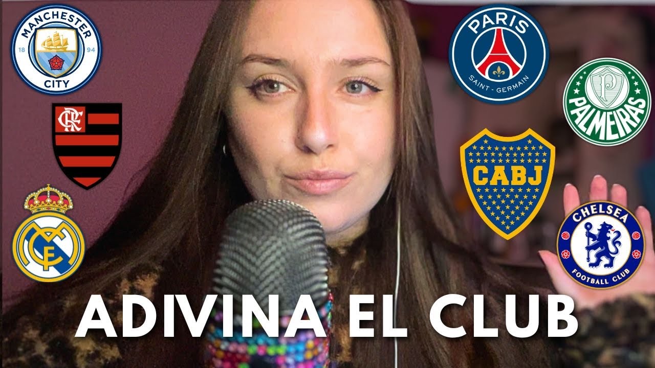 Te relajo mientras adivinás ESCUDOS de fútbol ⚽ | ASMR Mundial de clubes