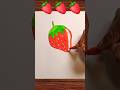 Strawberry 🍓 drawing #art #easydrawing #drawingideas ##ytshorts #shorts #artdrawing #sketch