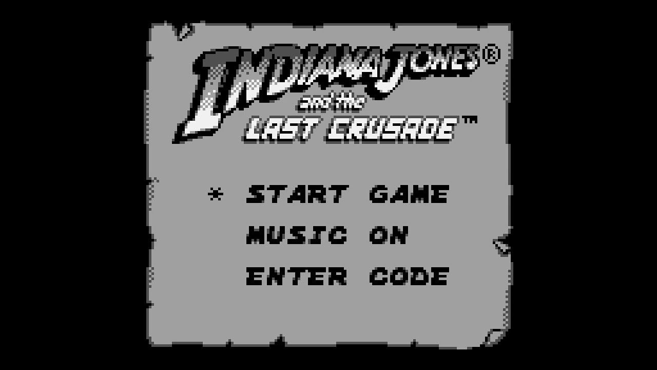 Jeu GameBoy Indiana Jones Et La Dernière Croisade 1993 - Version PAL - Bon état Rétro