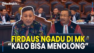 Download Lagu Momen Firdaus Oiwobo Ngadu ke Hakim MK Suhartoyo: Saya Minta Kalo Bisa yang Mulia Menolong Kami MP3
