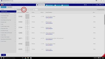 How to Select an Avery Product to Customize at Avery Design & Print Online