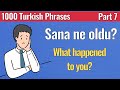 1000 Turkish Phrases - Part 7 - Improve Your Turkish | Language Animated