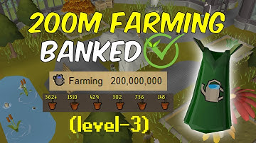 I banked 200M Farming on my max Level 3 (1B+ GP)