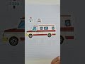 Ambulance sticker asmr #ambulance #ambulancedriver #papercraft #paperbook #paperart #paperdiy #diy