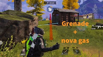 Use smart powerful grenades & nova gas in battle royale | Call of duty mobile