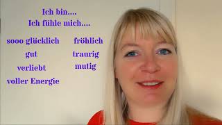 Emotionen & Gefühle auf Deutsch 🎭Wie geht es dir? 🎭Adjektive A1 A2 B1 Deutsch lernen