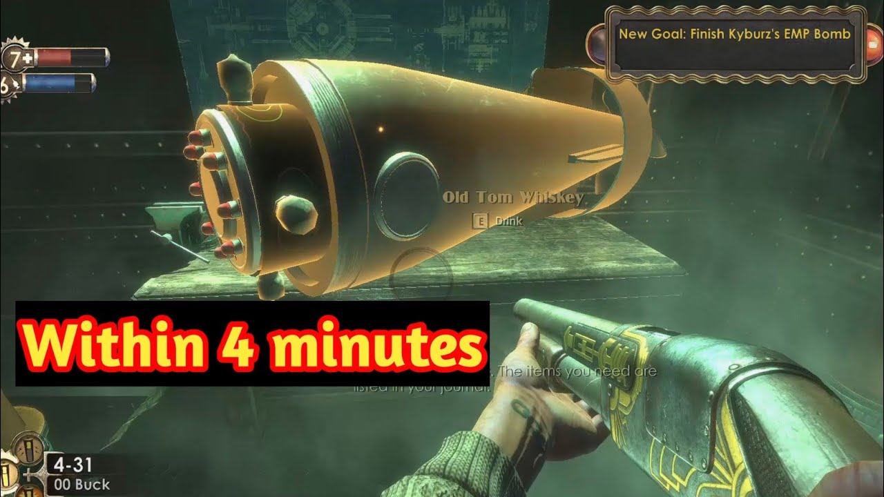 Finish kyburz emp bomb in Bioshock remastered YouTube