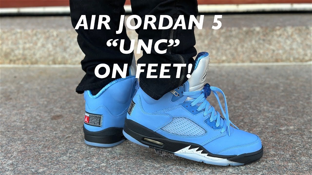 Thankfully They Added This! Jordan 5 UNC Review & On Foot 