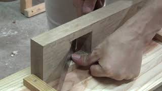 Making a Kanna Dai (Part 2) A video of a master carpenter teaching