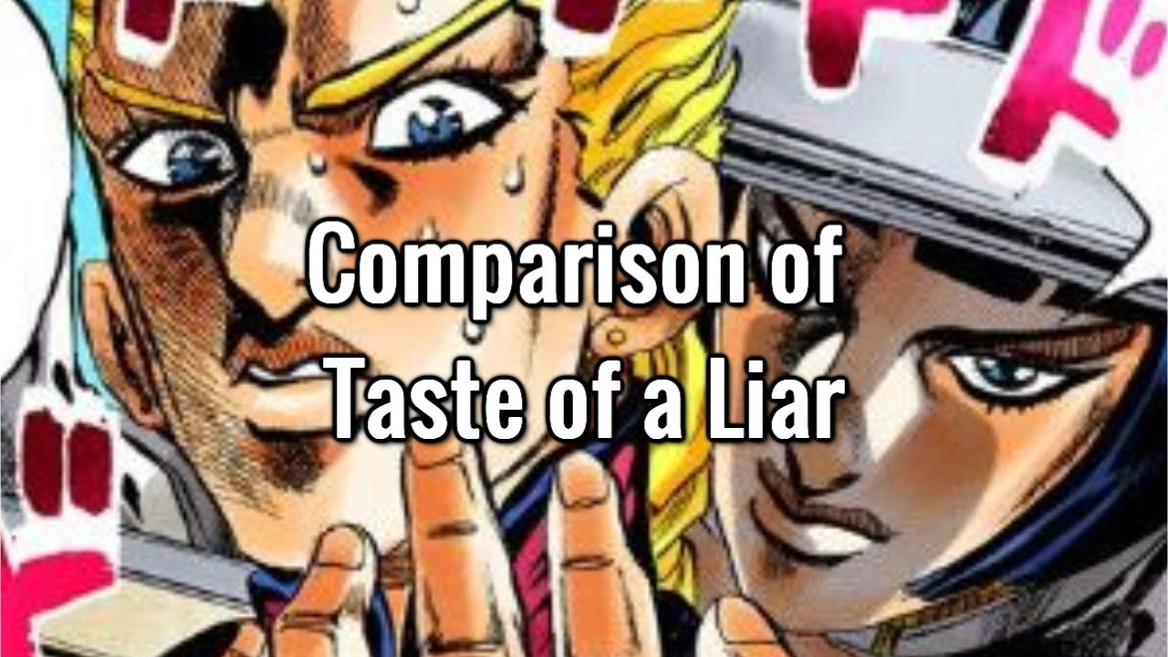 Comparison of Taste of a Liar